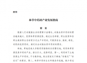 青钱柳列入国家林业和草原局《林草中药材产业发展指南》</a>